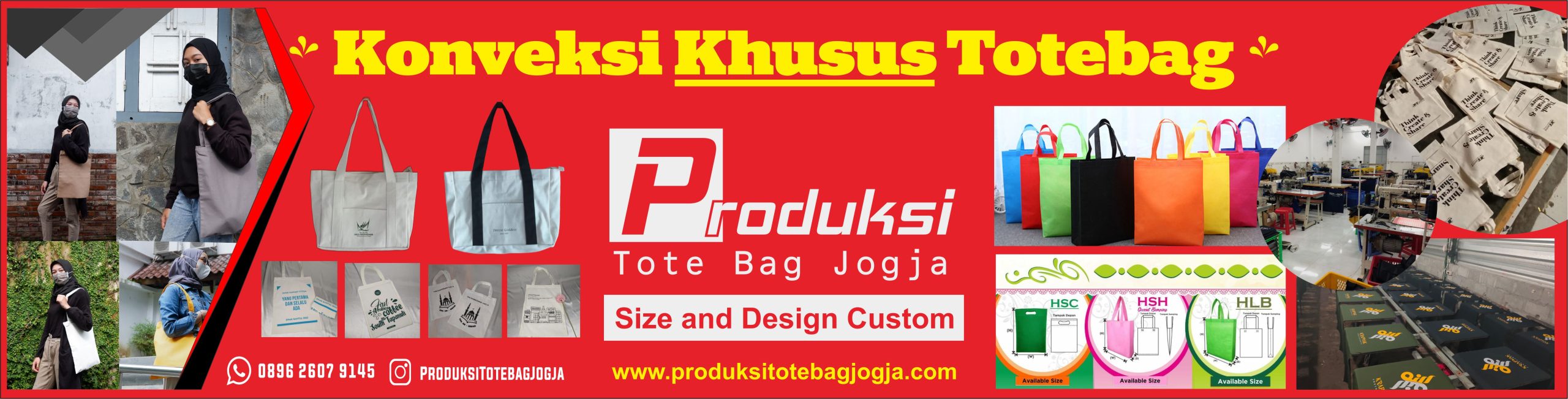 Totebag Spunbond Jogja Custom